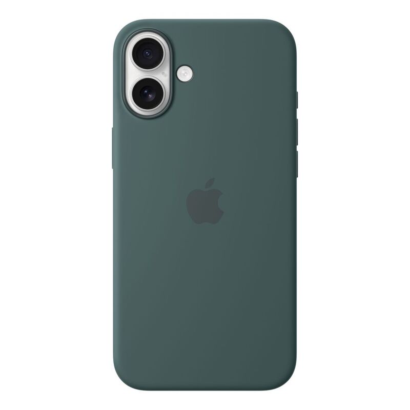 Apple iPhone 16 Plus Silicone Case with MagSafe - Lake Green Apple iPhone 16 Plus Silicone Case with MagSafe - Lake Green