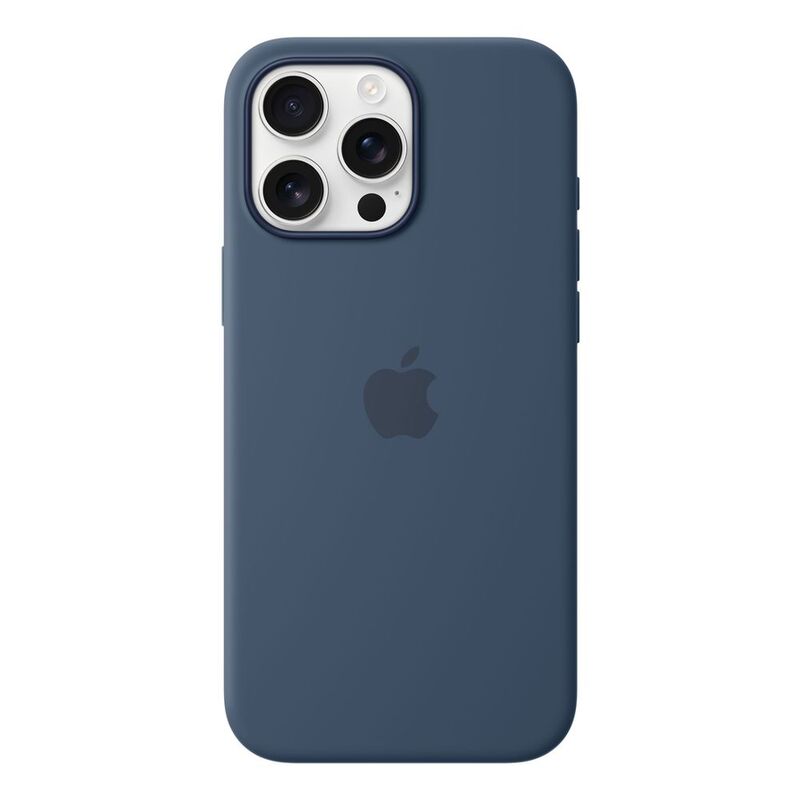 Apple iPhone 16 Pro Max Silicone Case with MagSafe - Denim