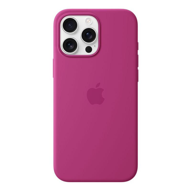 Apple iPhone 16 Pro Max Silicone Case with MagSafe - Fuchsia