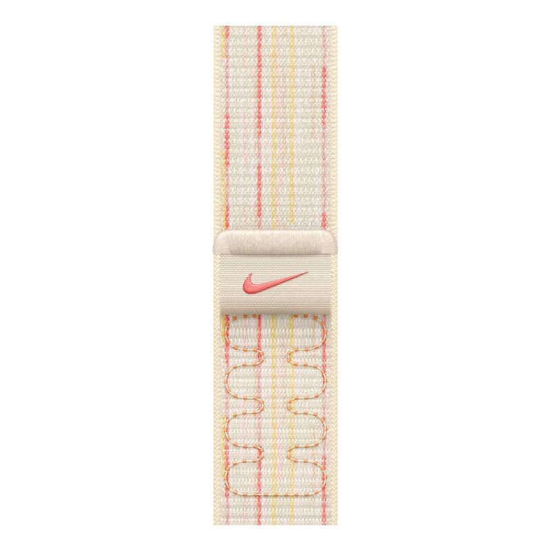 Apple 42mm Starlight/Pink Nike Sport Loop