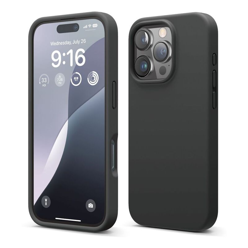 Elago Magnetic Silicone case for iPhone 16 Pro - Black