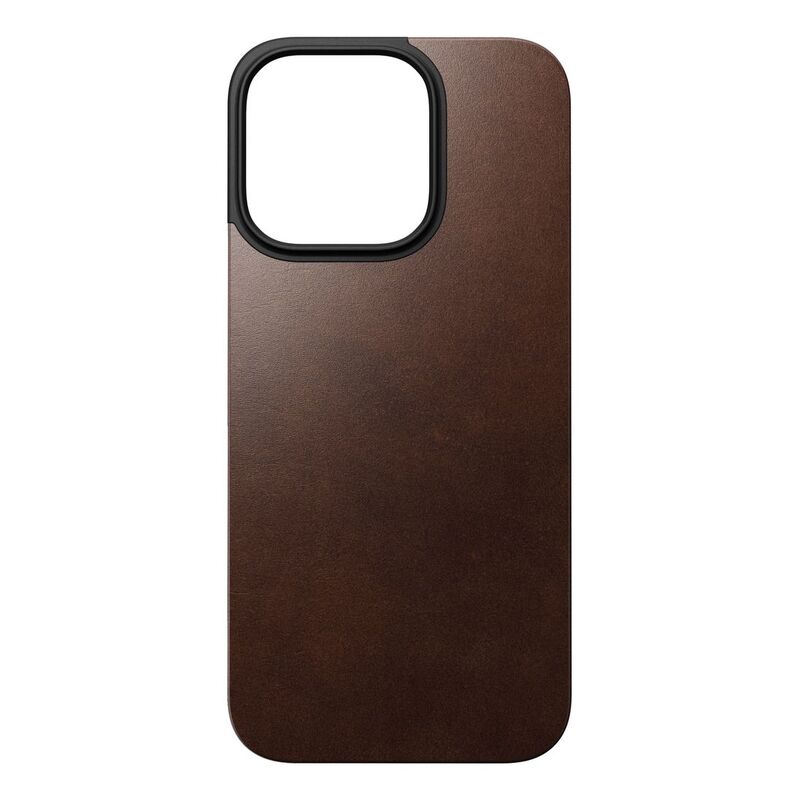 Nomad Magnetic Leather Case MagSafe for iPhone 16 Pro - Rustic Brown Horween