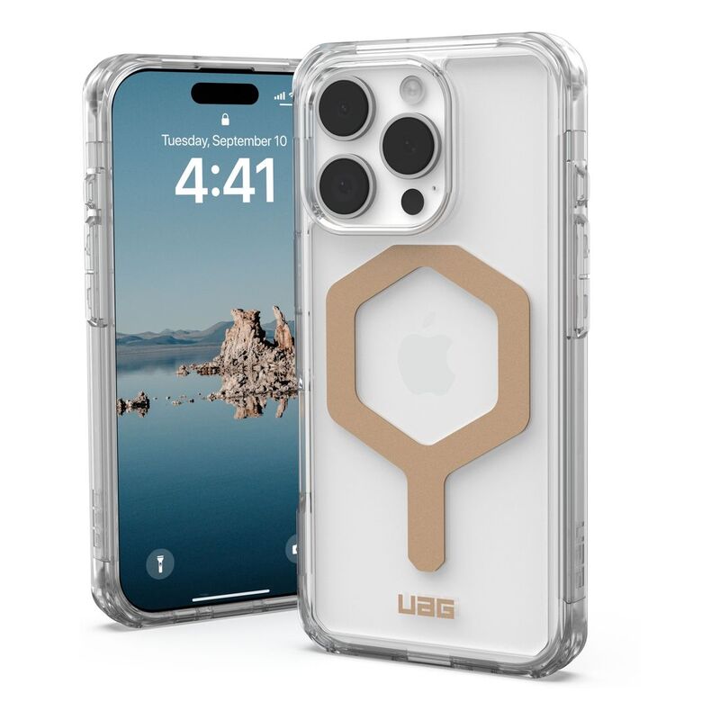 UAG Plyo MagSafe Case for iPhone 16 Pro - Ice/Gold