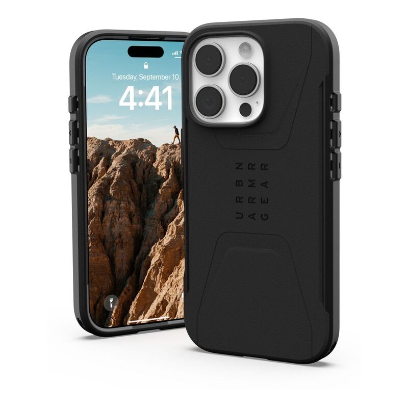 UAG Civilian MagSafe Case for iPhone 16 Pro - Black