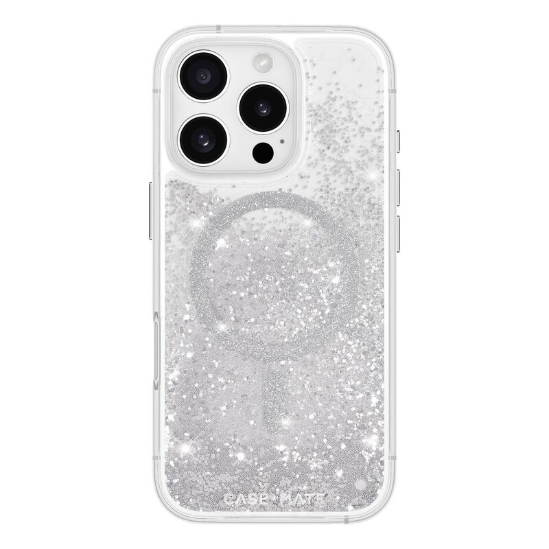 Case-Mate iPhone 16 Pro Waterfall MagSafe Case - Silver Case-Mate iPhone 16 Pro Waterfall MagSafe Case - Silver