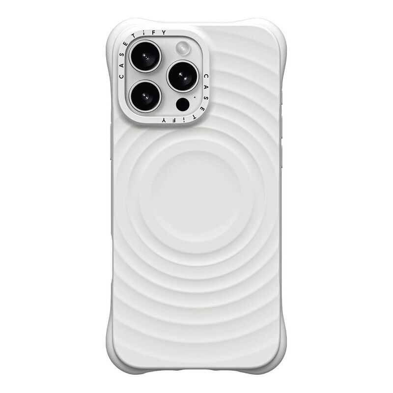 Casetify iPhone 16 Pro The Ripple Case With MagSafe - White