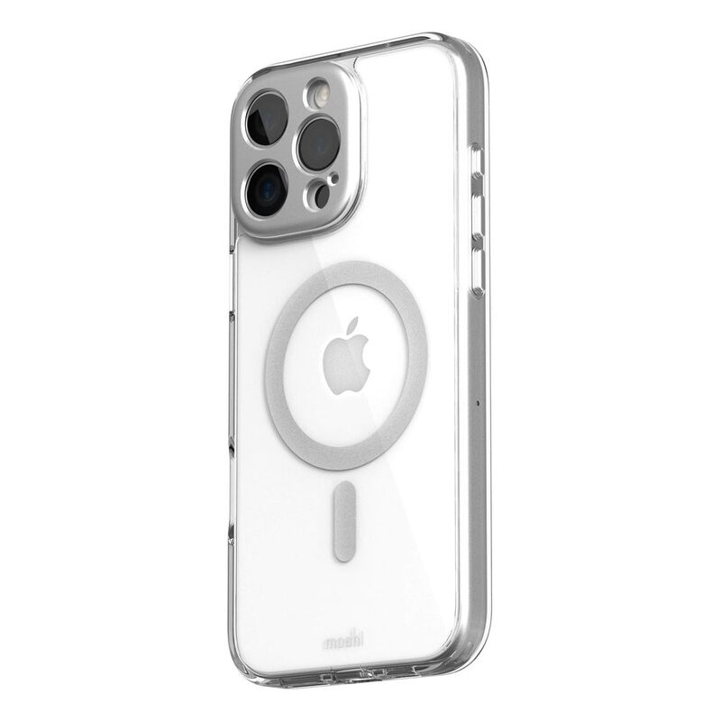 Moshi iGlaze Case For iPhone 16 Pro Max (MagSafe) - Luna Silver