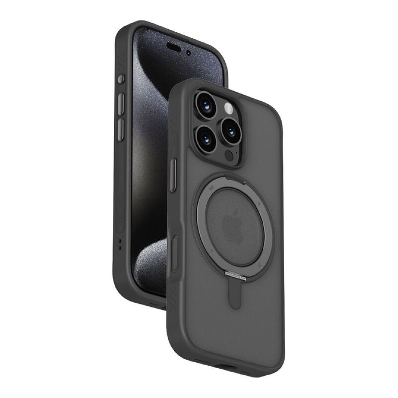 Momax Roller Magnetic Case For iPhone 16 Pro Max - Black Momax Roller Magnetic Case For iPhone 16 Pro Max - Black