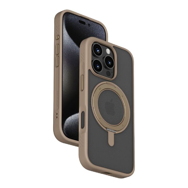 Momax Roller Magnetic Case For iPhone 16 Pro Max - Rose Gold Momax Roller Magnetic Case For iPhone 16 Pro Max - Rose Gold