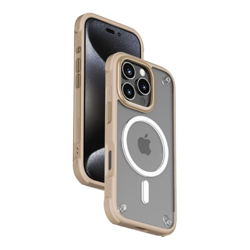 Momax Air Protection Magnetic Case For iPhone 16 Pro Max - Rose Gold Momax Air Protection Magnetic Case For iPhone 16 Pro Max - Rose Gold