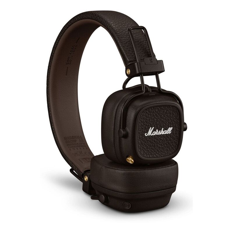 Marshall MAJOR V Wireless On-ear Headphones - Brown