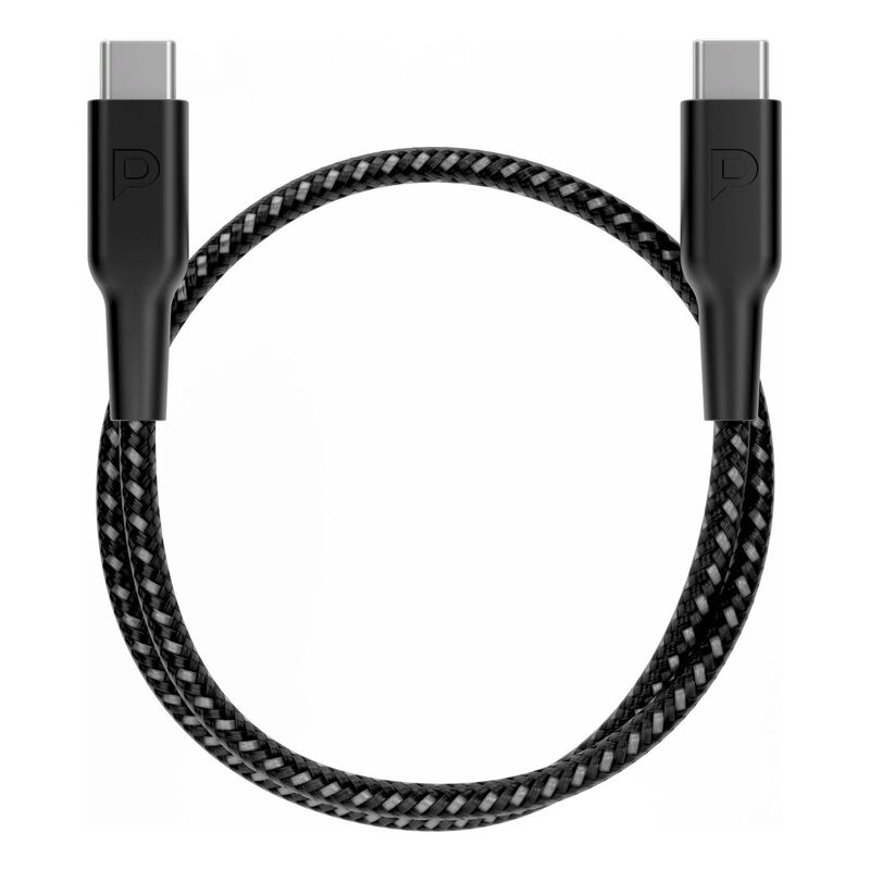 Powerology 60W C-C 30Cm V2.0 Cables For iPhone - Black