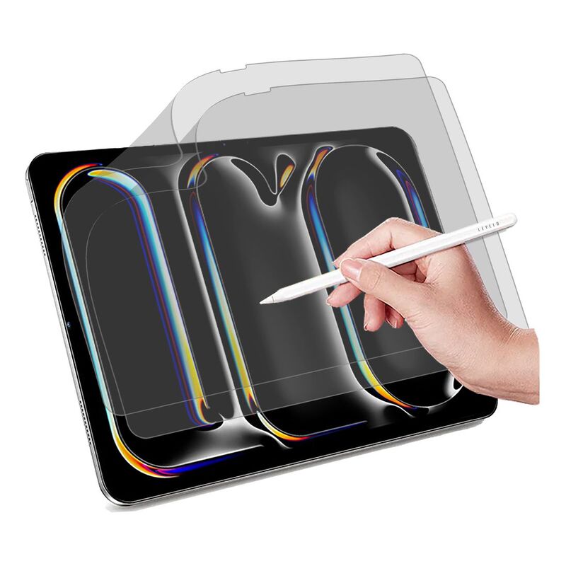 Levelo High Silicone Aluminum Glass Privacy Screen Protector iPad Pro 11 2024 - Black Levelo High Silicone Aluminum Glass Privacy Screen Protector iPad Pro 11 2024 - Black