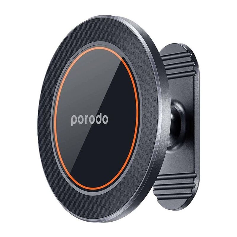 Porodo Stick-On Magsafe All-Purpose Mount Smooth Swivel - Black