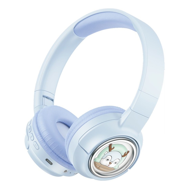 Porodo Soundtec Moose Wireless Kids Headphone - Blue Porodo Soundtec Moose Wireless Kids Headphone - Blue