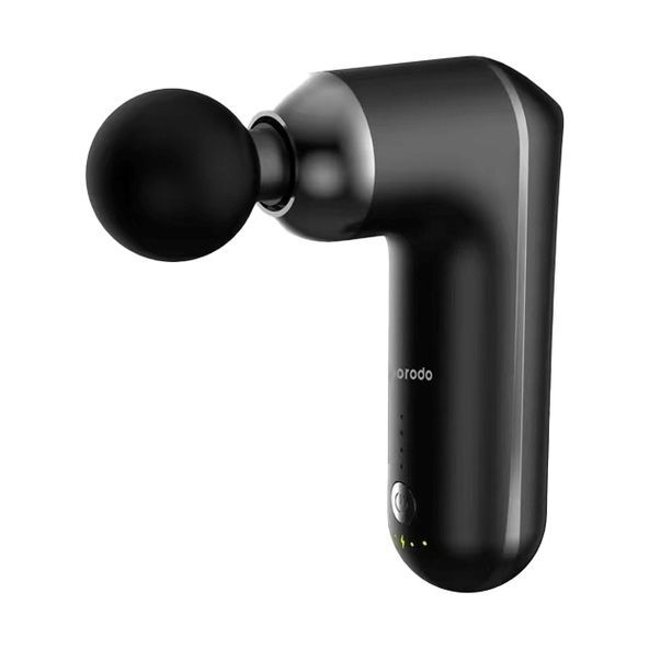 Porodo Lifestyle Mini Massage Gun Adjustable Speed-4 Interchangeable Heads - Black Porodo Lifestyle Mini Massage Gun Adjustable Speed-4 Interchangeable Heads - Black