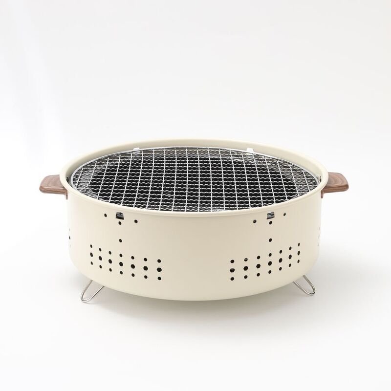 Porodo Lifestyle Mini Portable Charcoal Grill Outdoor Adventure Made Easy - Light Brown Porodo Lifestyle Mini Portable Charcoal Grill Outdoor Adventure Made Easy - Light Brown