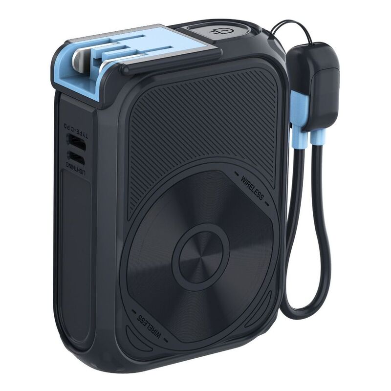 Powerology 10000mAh Magsafe & Charger Power Bank - Black