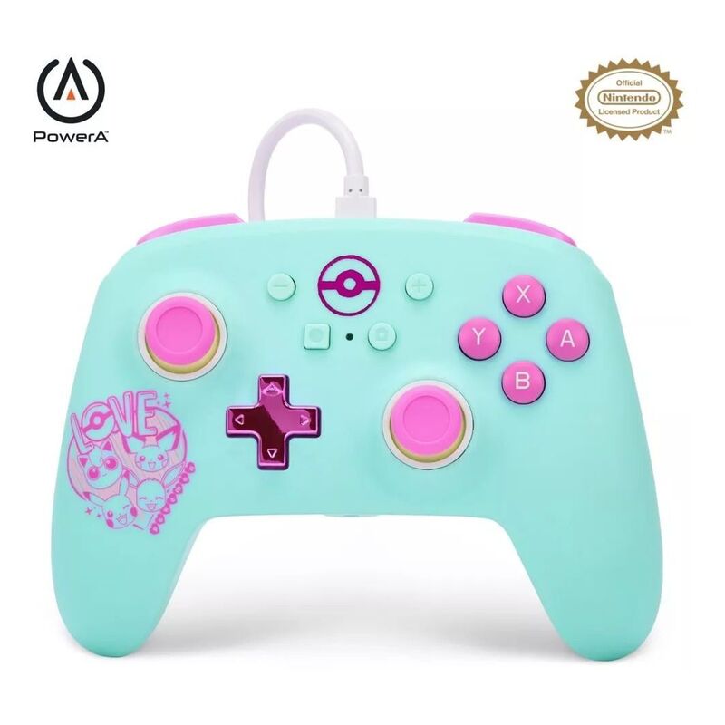 PowerA Enhanced Wired Controller for Nintendo Switch - Pokemon: Sweet Friends PowerA Enhanced Wired Controller for Nintendo Switch - Pokemon: Sweet Friends
