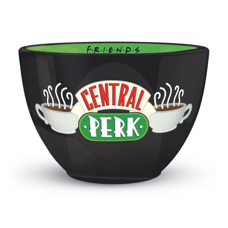 Pyramid Friends Central Perk Cappuccino Mug 22 oz - Black