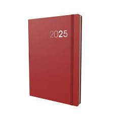 Collins Debden Legacy 2025 A5 Planner Week To View Diary - Red