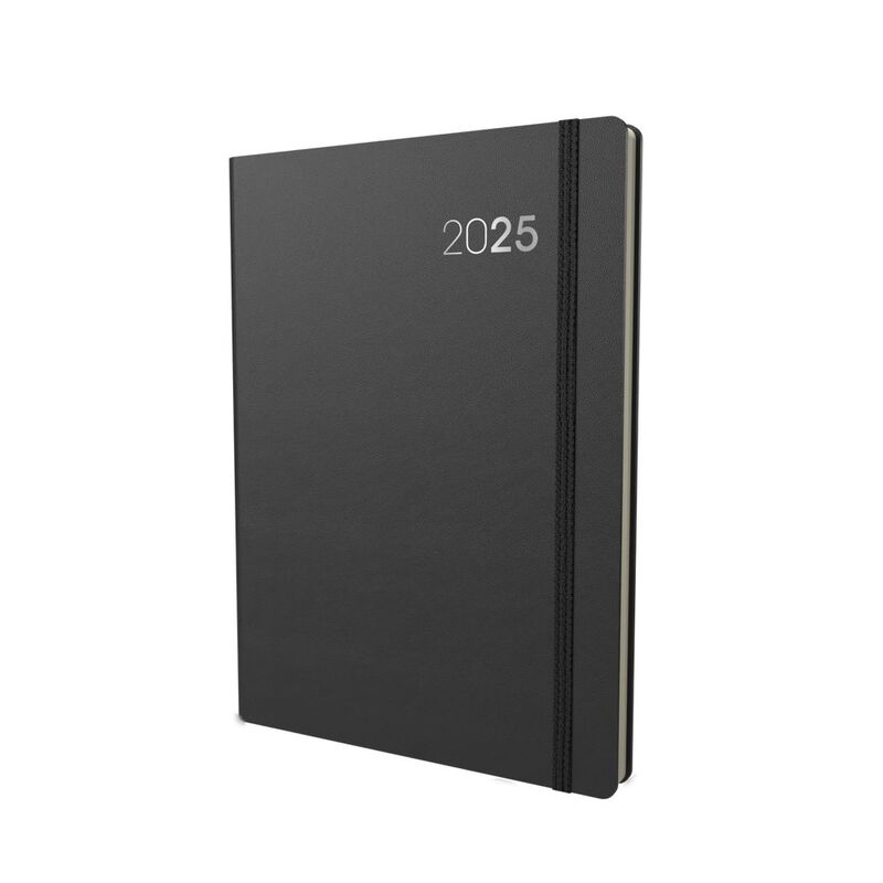 Collins Debden Legacy 2025 Planner - A4 Day To Page Diary (With Appointments) - Black