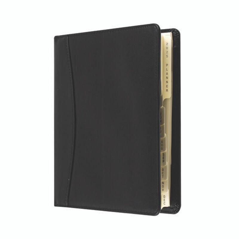 Collins Debden Elite 2025 Diary For Business - Compact Day A Page Planner (With Appointments) - Black