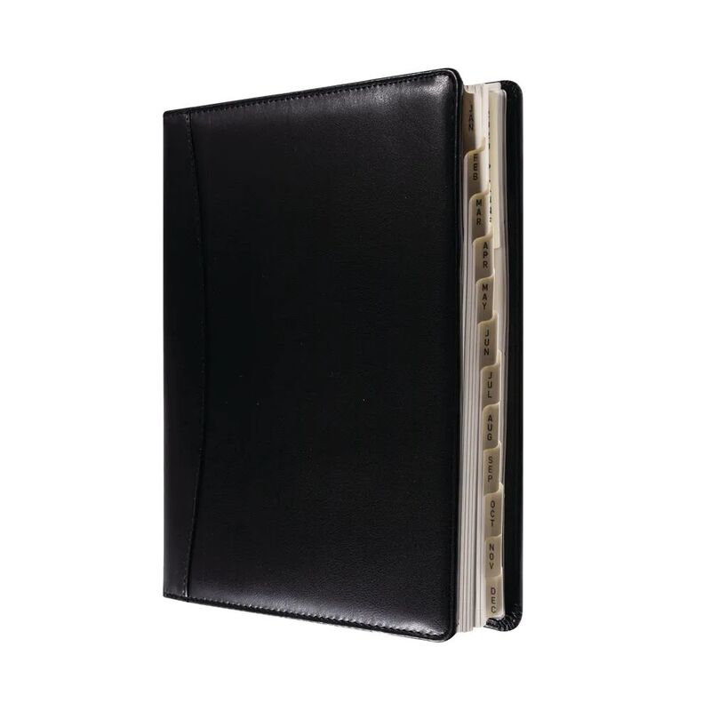 Collins Debden Elite 2025 Diary For Business - Manager Week To View Planner (With Appointments) - Black