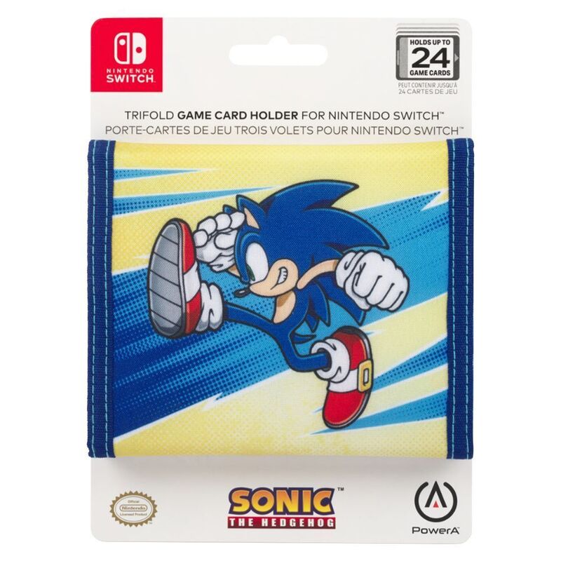 Powera Trifold Game Card Wallet For Nintendo Switch - Sonic Powera Trifold Game Card Wallet For Nintendo Switch - Sonic