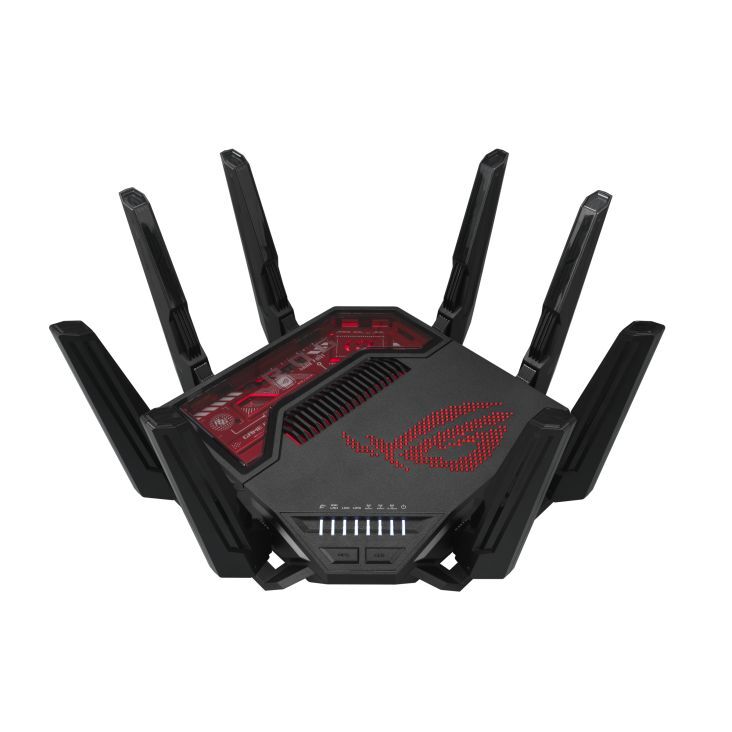 ASUS ROG Rapture GT-BE19000 Tri-Band Wi-Fi 7 (802.11BE) Gaming Router