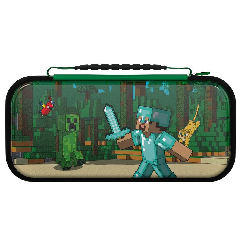 PDP Nintendo Switch Travel Case - Minecraft Forest Battle PDP Nintendo Switch Travel Case - Minecraft Forest Battle