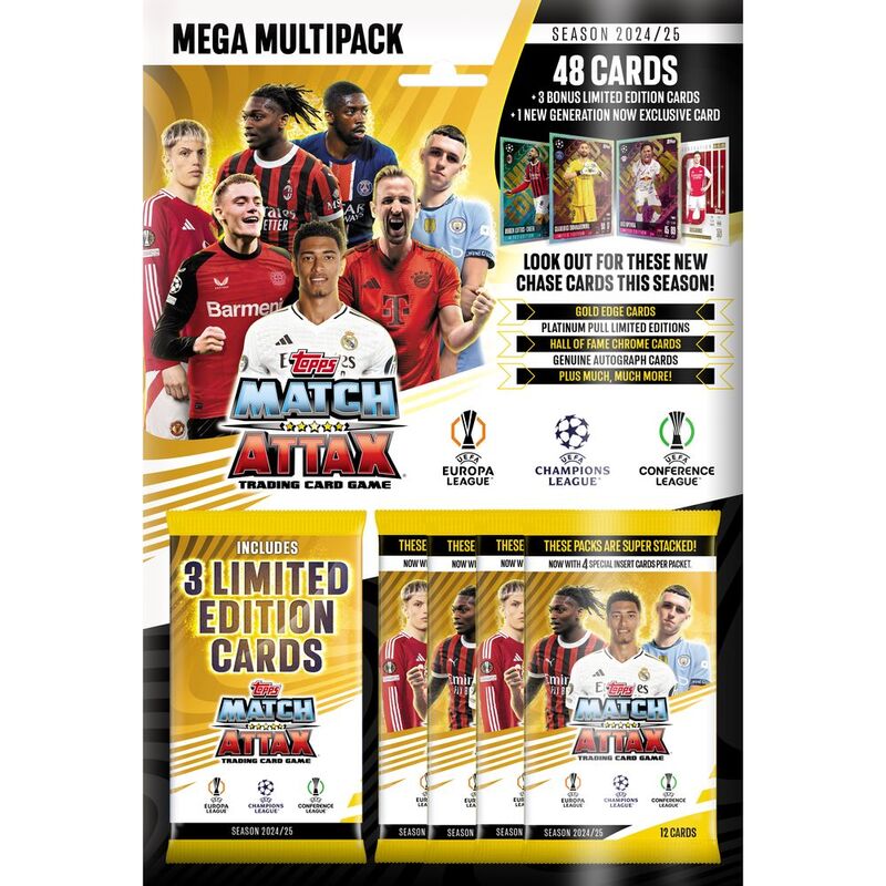 Topps Match Attax UEFA Champions League 2024/25 Mega Multipack Topps Match Attax UEFA Champions League 2024/25 Mega Multipack