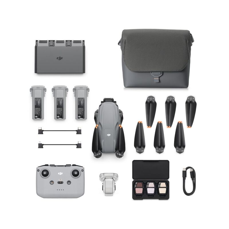 DJI Air 3S Drone Fly More Combo With DJI RC-N3 Remote Controller DJI Air 3S Drone Fly More Combo With DJI RC-N3 Remote Controller