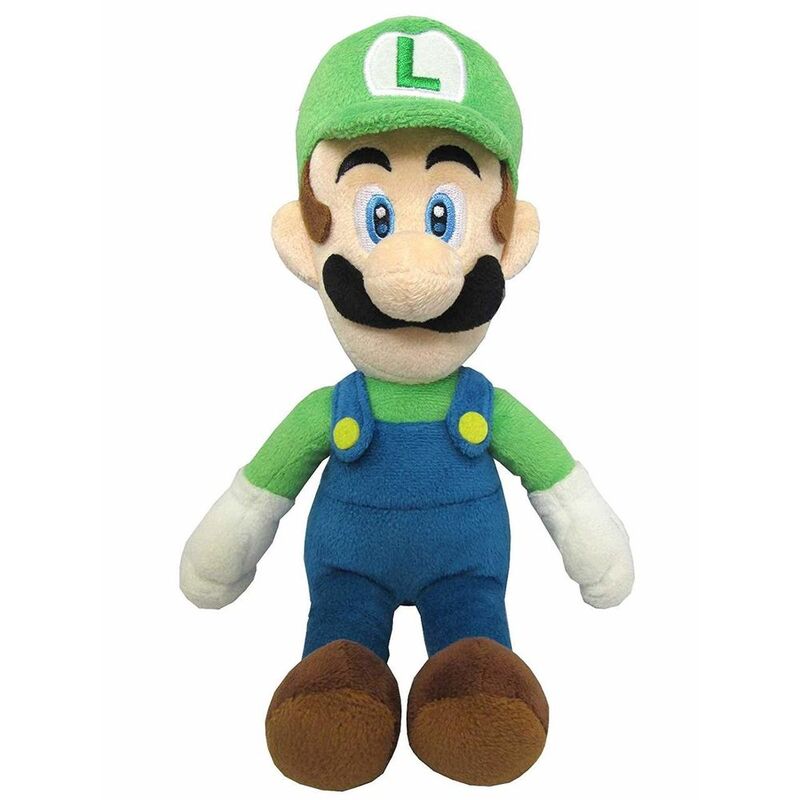 San-Ei Super Mario Luigi 10-Inch Plush Toy