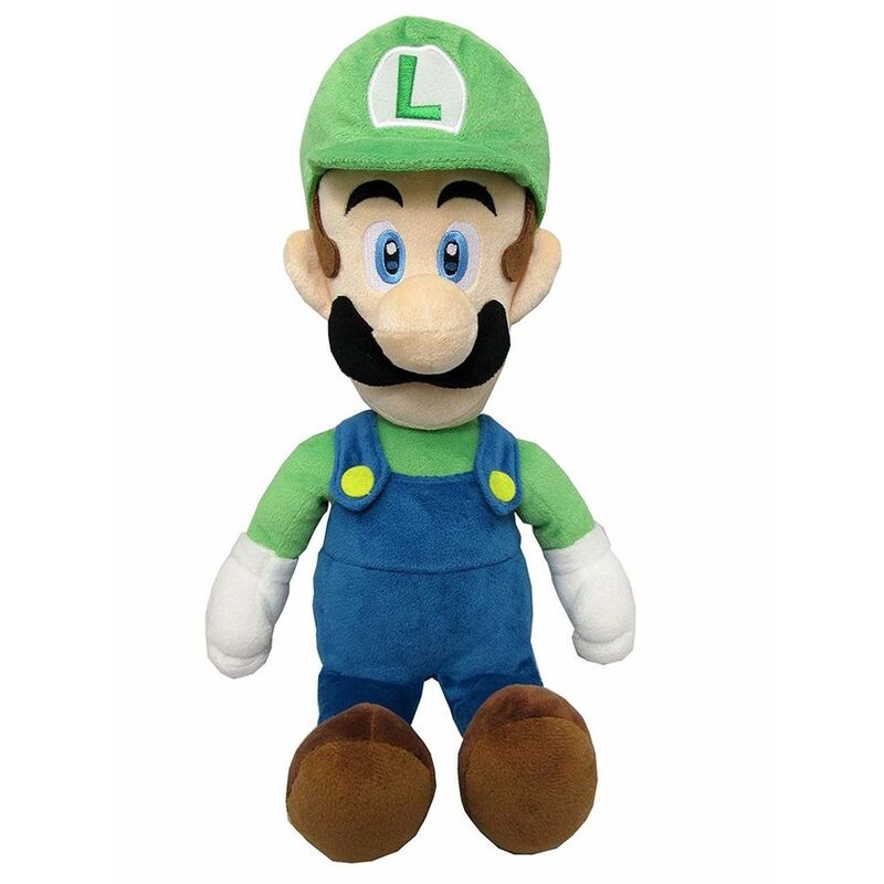 San-Ei Super Mario Luigi 14-Inch Plush Toy