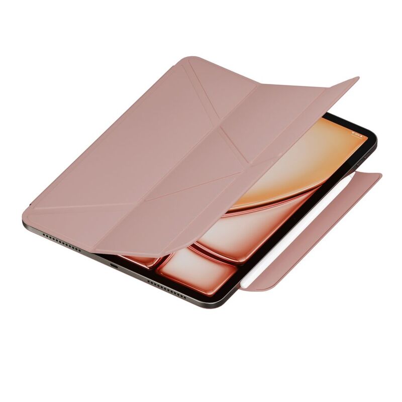 Hyphen Morph Smart Origami Folio Case For iPad 11-Inch Air (M2) 2024 - Pink Hyphen Morph Smart Origami Folio Case For iPad 11-Inch Air (M2) 2024 - Pink