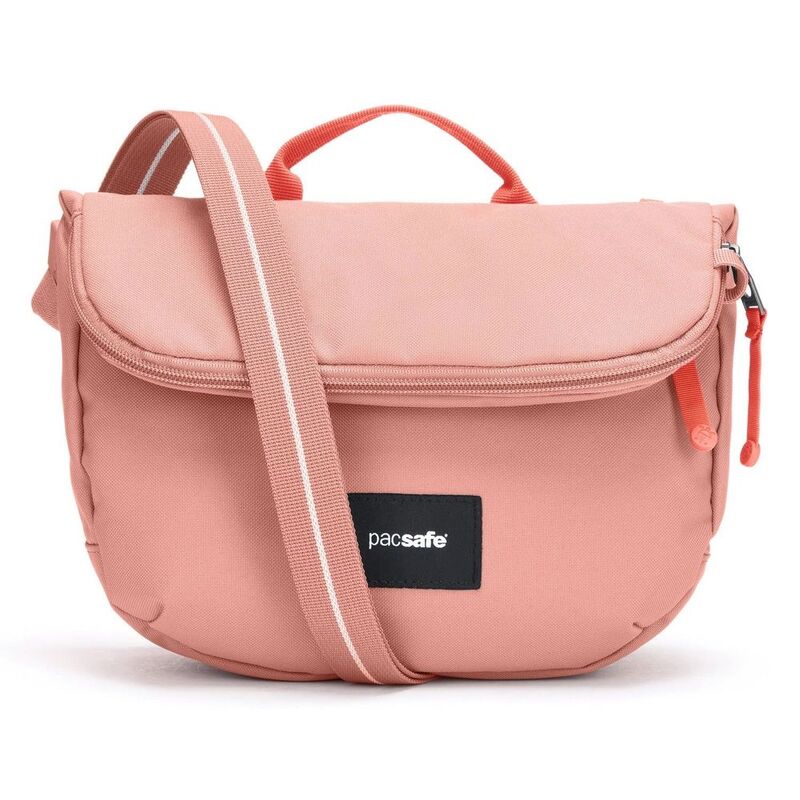 Pacsafe Go Anti Theft Saddle Crossbody - Rose Pacsafe Go Anti Theft Saddle Crossbody - Rose