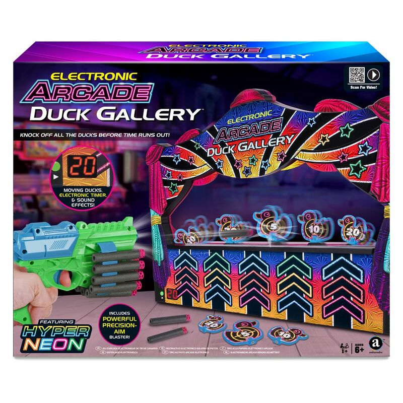 Merchant Ambassador Electronic Arcade Duck Shooting Gallery (Hyper Neon) Merchant Ambassador Electronic Arcade Duck Shooting Gallery (Hyper Neon)