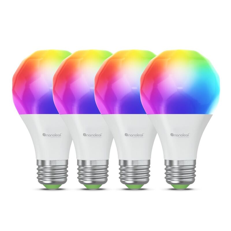 Nanoleaf Essentials E27 Smart A60 Bulb 800LM 2700K6500K 220V240V Wi-Fi - White (Pack of 4) Nanoleaf Essentials E27 Smart A60 Bulb 800LM 2700K6500K 220V240V Wi-Fi - White (Pack of 4)