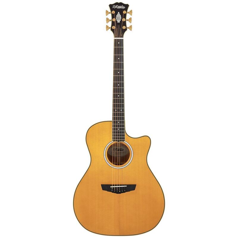 D'Angelico DAEG200VNATGP2 Excel Gramercy Acoustic Guitar - Vintage Natural