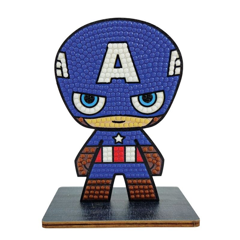 Craft Buddy Avengers Captain America DIY Crystal Art Buddies Kit (11.3 x 8.4cm) Craft Buddy Avengers Captain America DIY Crystal Art Buddies Kit (11.3 x 8.4cm)