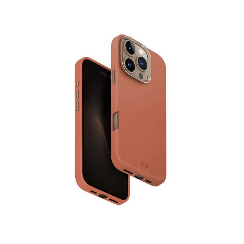 Uniq Hybrid iPhone 16 Pro Max Magclick Charging Lyden Case - Terracotta