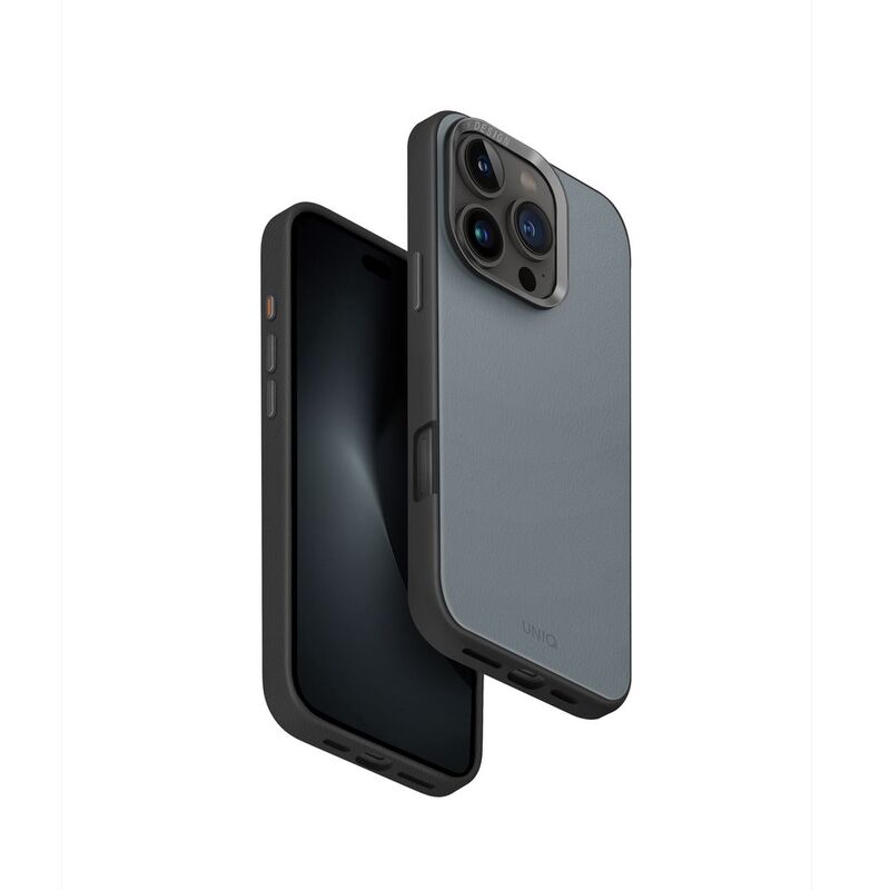 Uniq Hybrid iPhone 16 Pro Magclick Charging Lyden Case - Washed Blue/Black