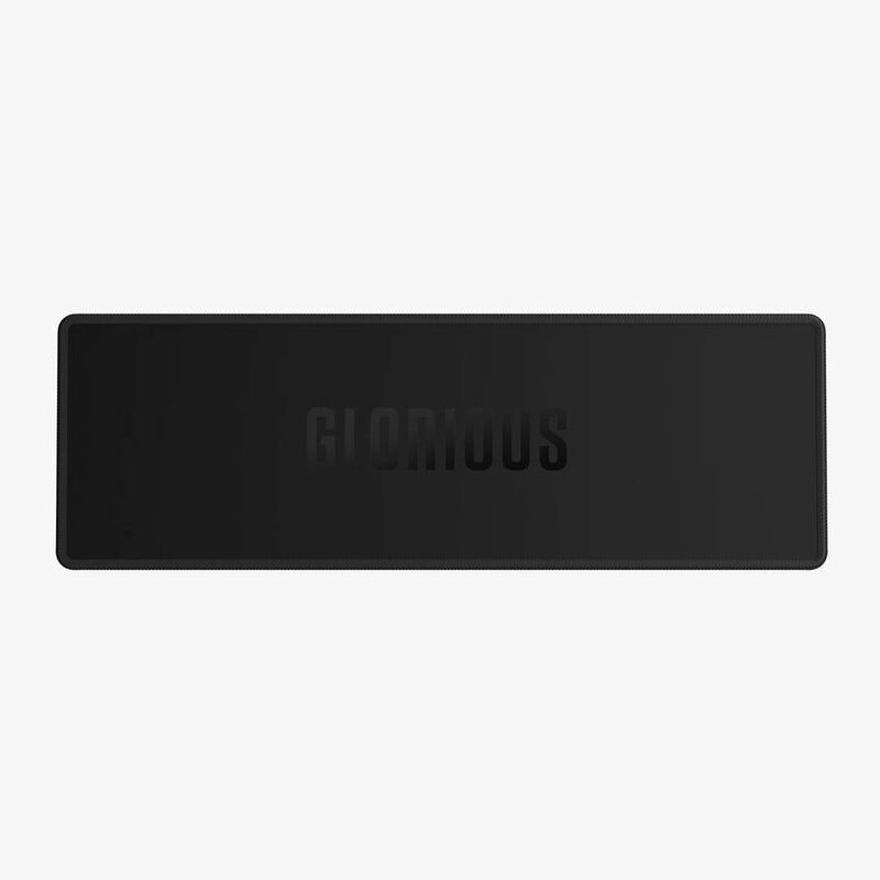 Glorious Keyboard Mat 100% - Stitched - Black