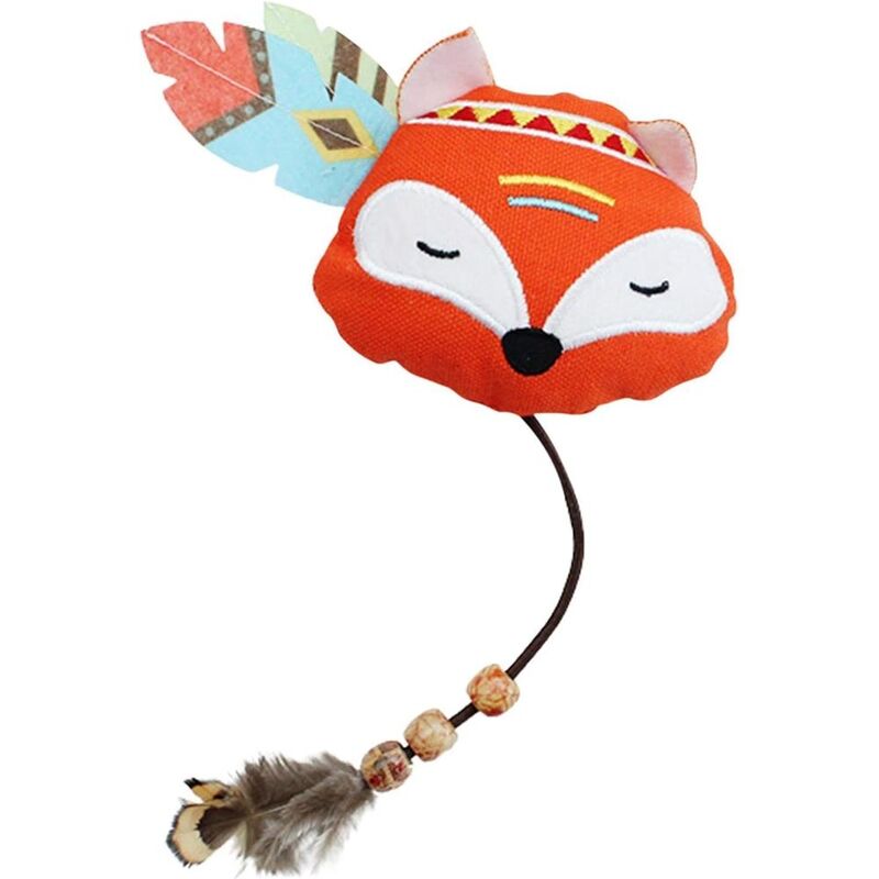Wild Catz Sleepy Red Head Plush Cat Toy - 27 x 15cm