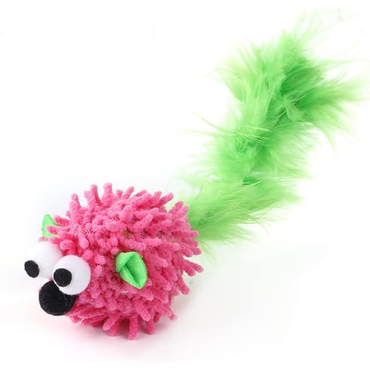 Wild Catz Hairy Tales Fabric Feature Cat Toy (Multicolors)
