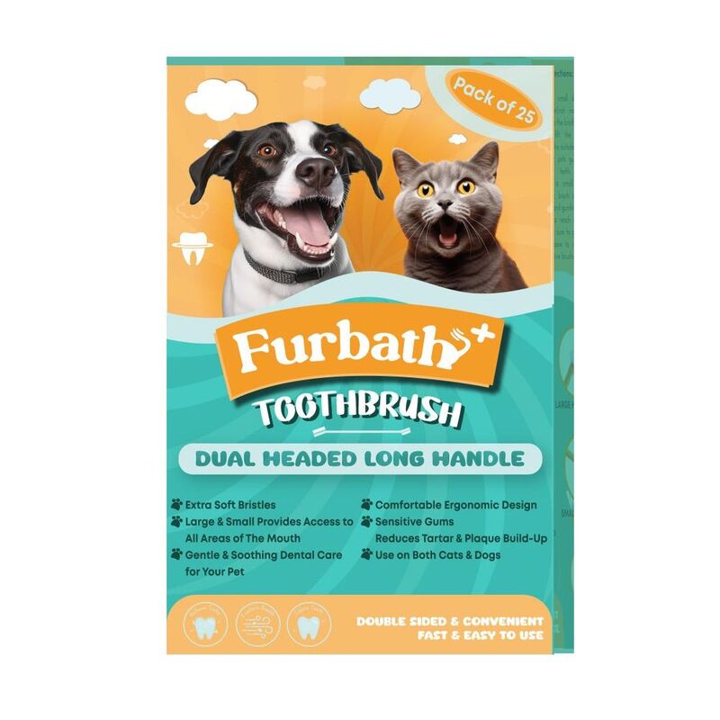 Furbath Disposable Tooth Brush Multicolours - 22 x 1.8cm (25 Pack) Furbath Disposable Tooth Brush Multicolours - 22 x 1.8cm (25 Pack)