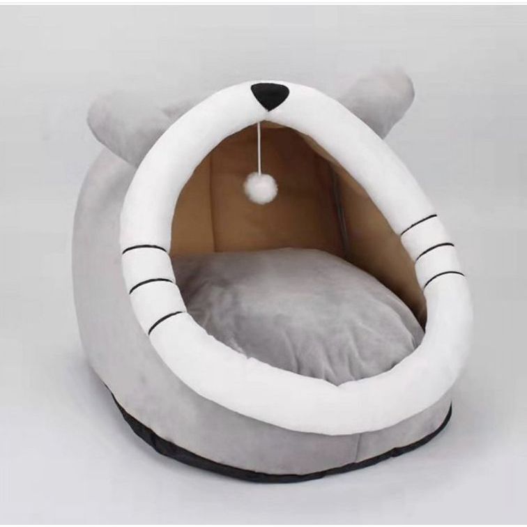 Grizzly Kitty Cat Crib Grey Arctic Fleece Grey Cat Bed - Large - 50 x 50cm Grizzly Kitty Cat Crib Grey Arctic Fleece Grey Cat Bed - Large - 50 x 50cm
