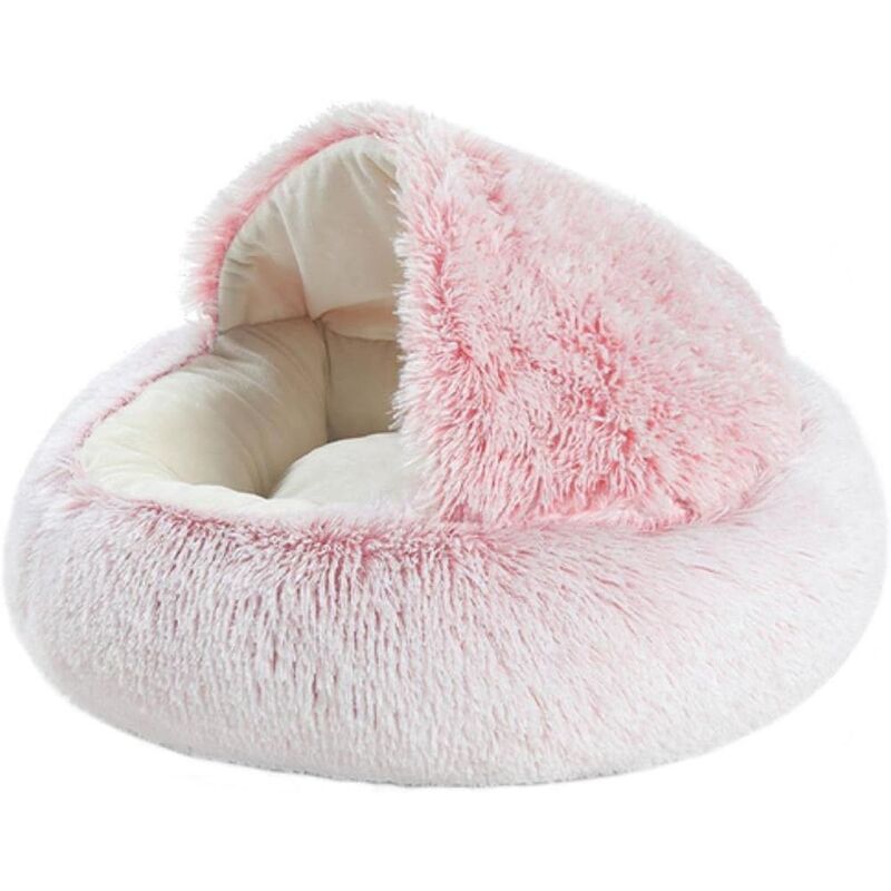 Grizzly Snuggle Cat Bed Pink - 50cm Grizzly Snuggle Cat Bed Pink - 50cm