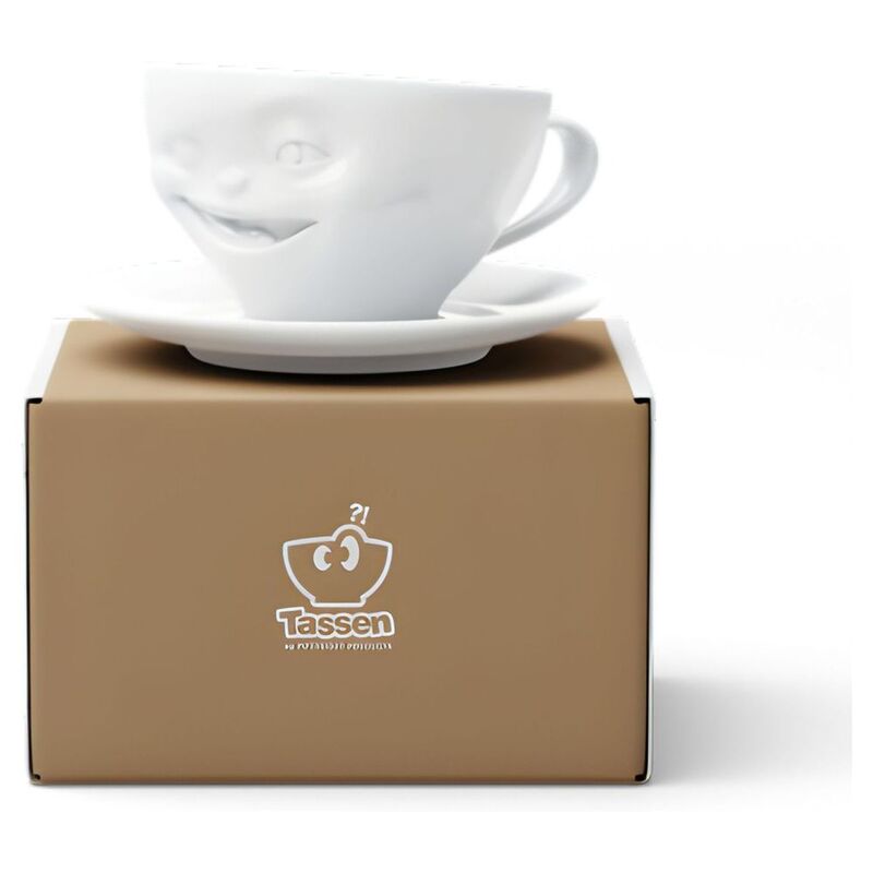 58 Products Tassen Winking Coffee Cup - White 200ml